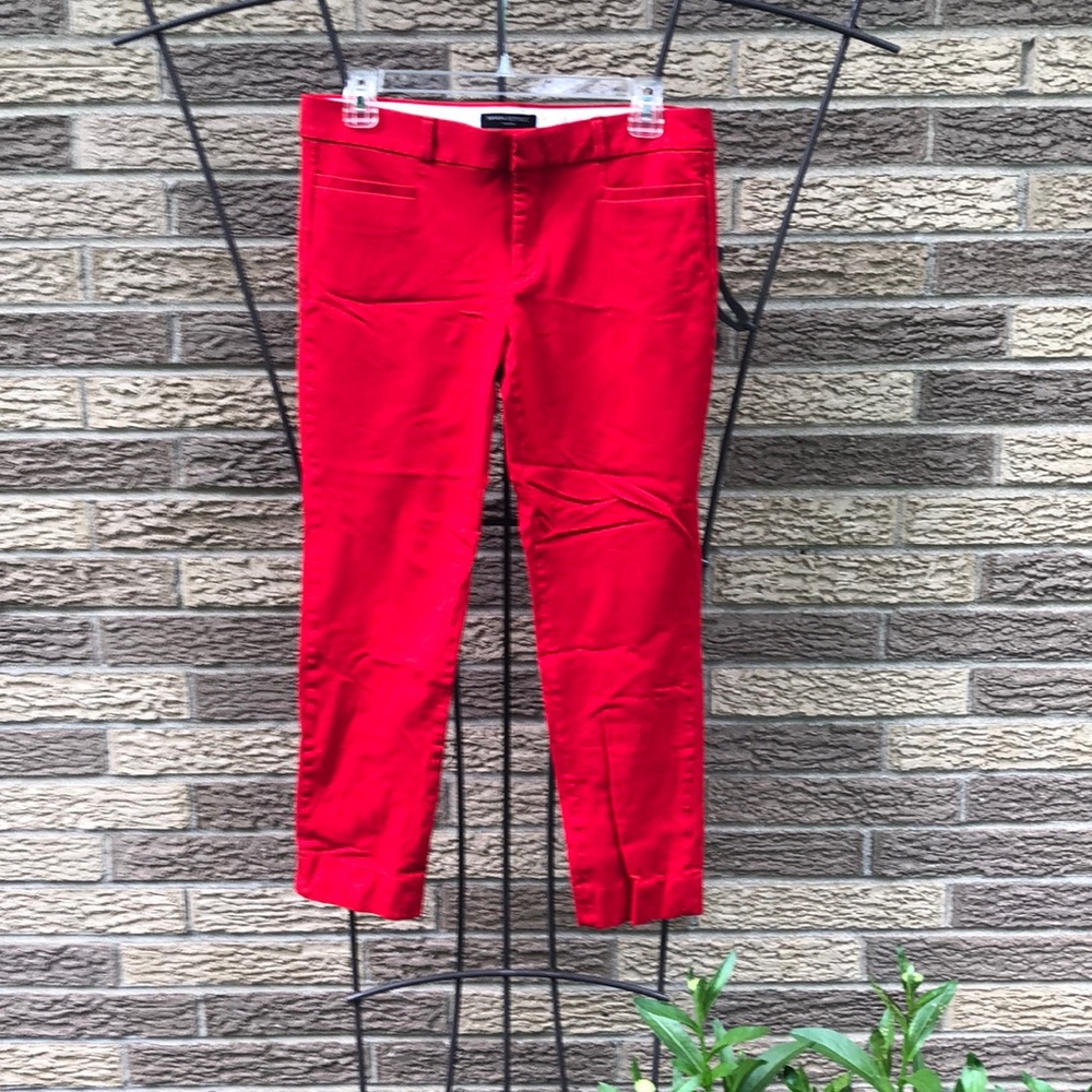 Banana Republic Sloan pants.  Red. Size 6.